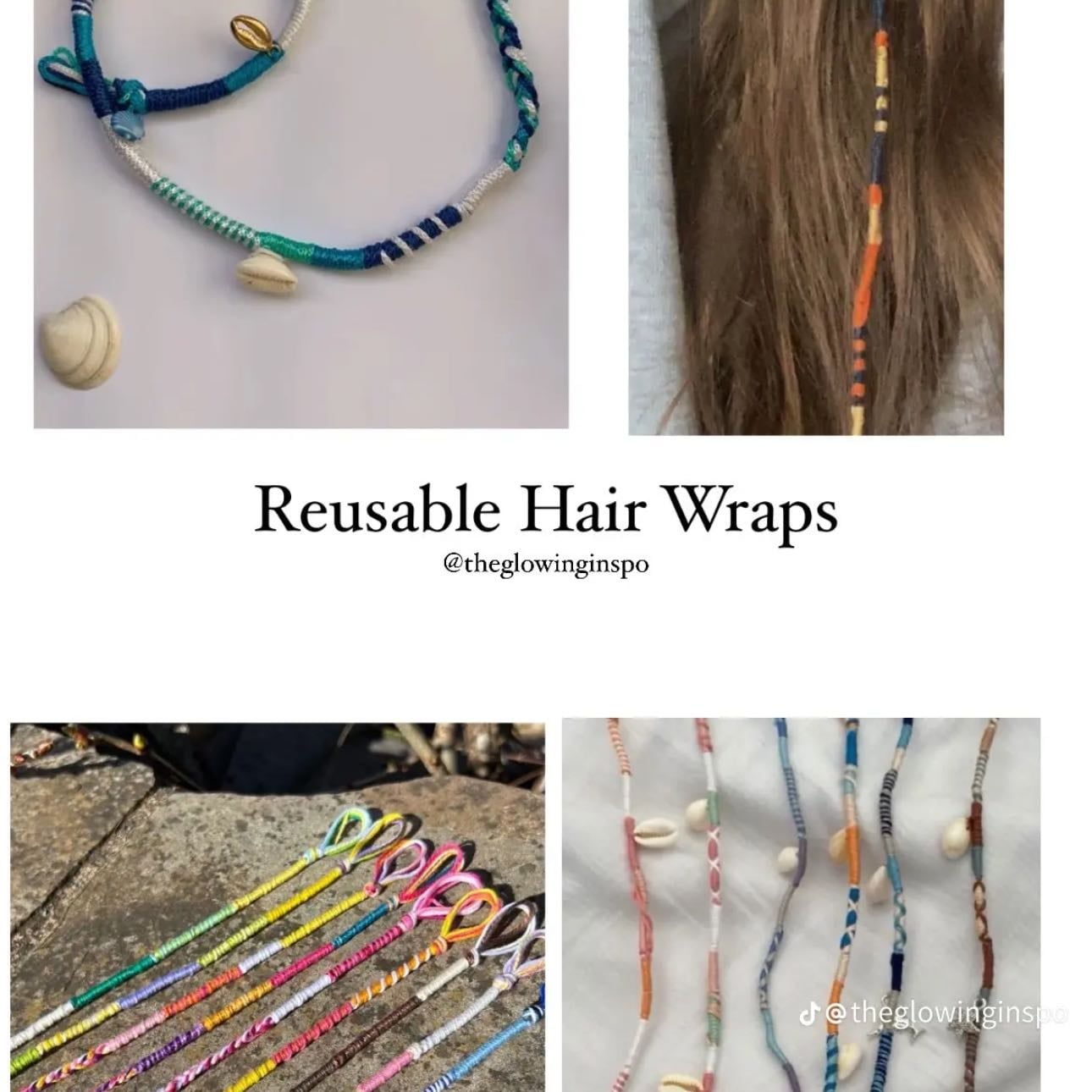 Reusable hair wraps