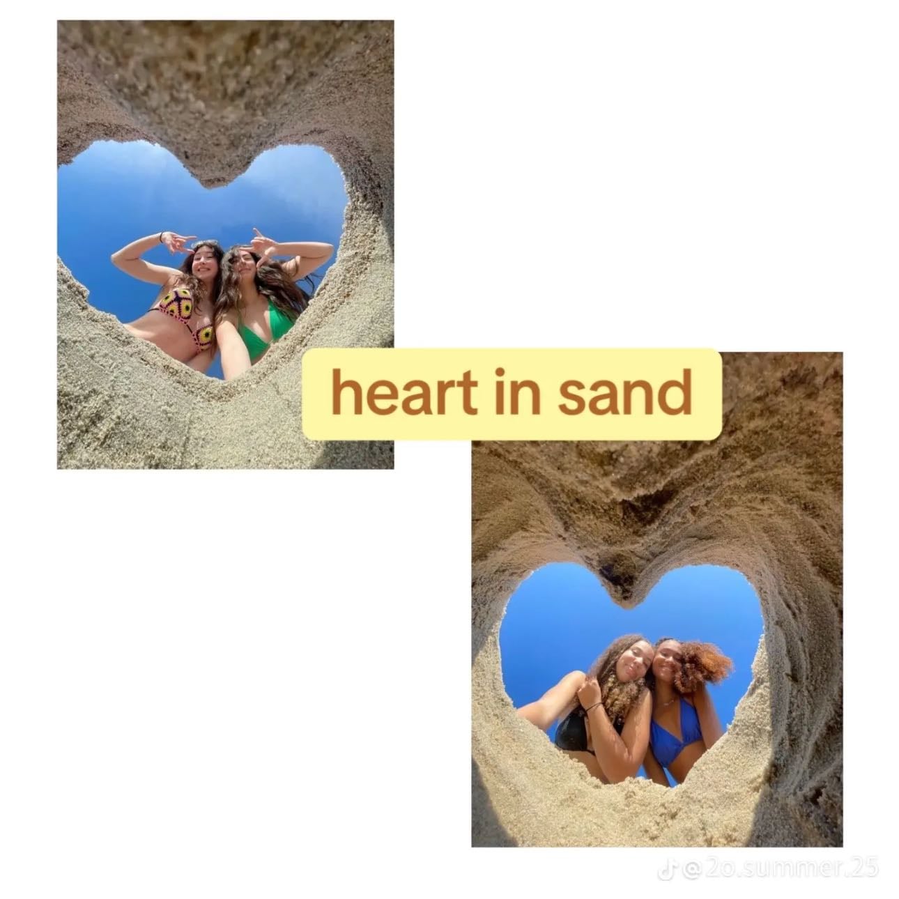 Heart in sand