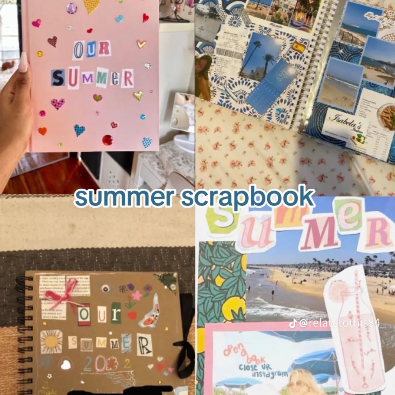 Summer scrapbook 🩵🩵