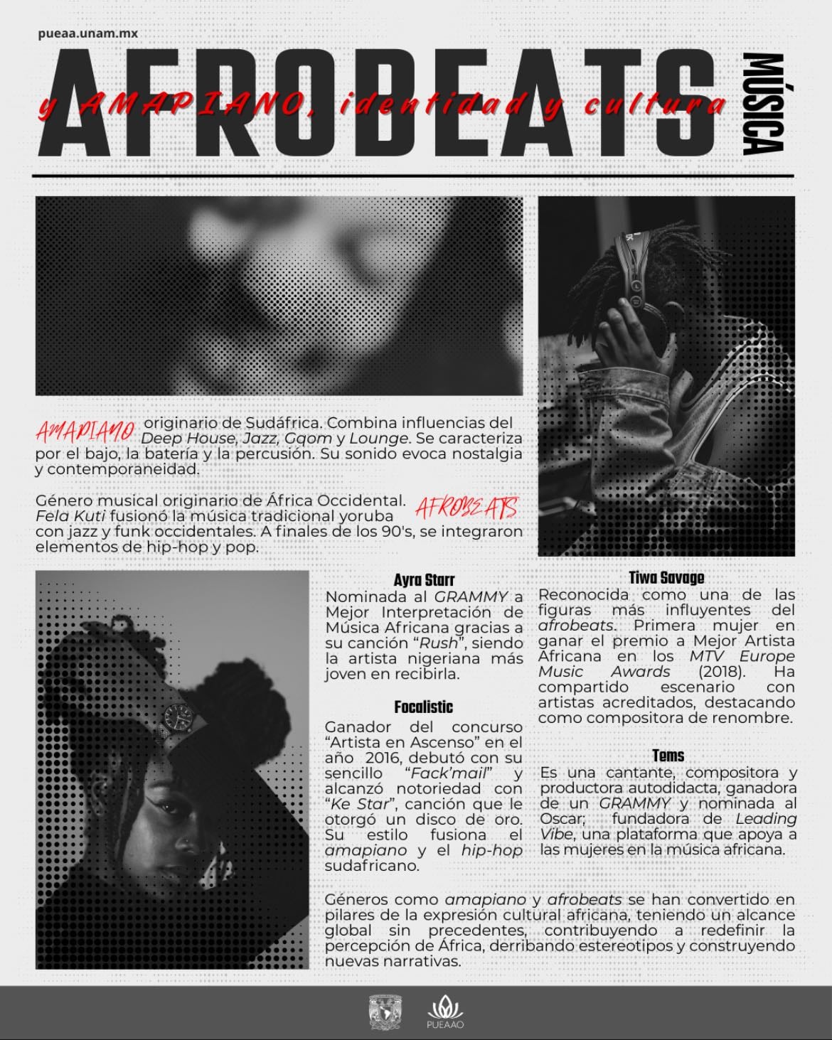 Amapiano y Afrobeats: sonidos que han conquistado el mundo - Multimedia —PUEAAO UNAM