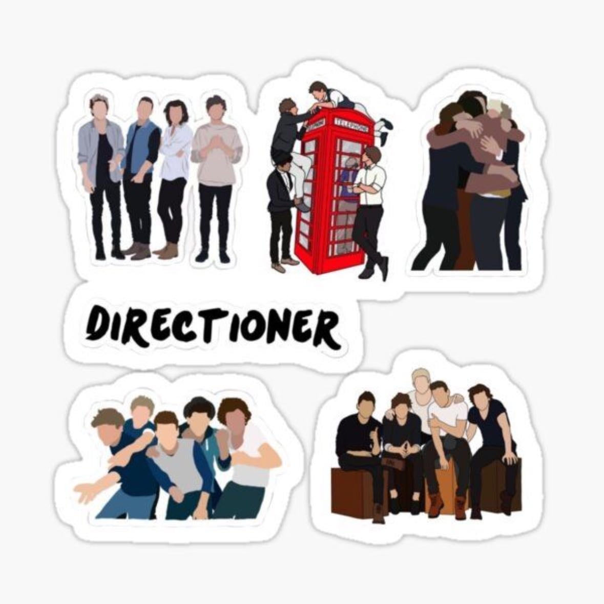 One direction stickers
