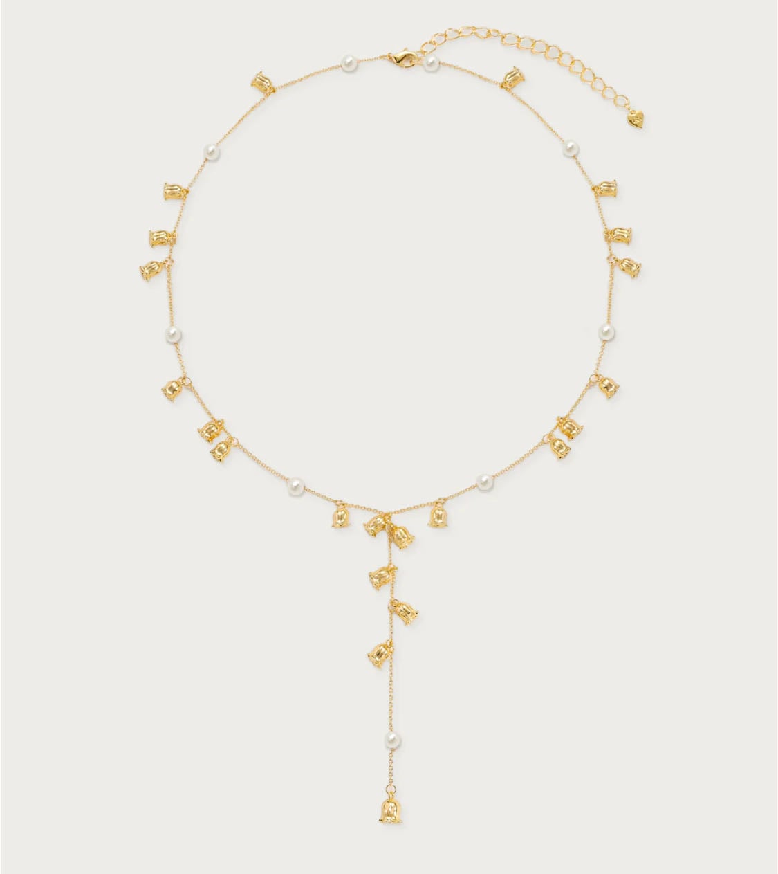 Collier lasso perle muguet - 33,95€