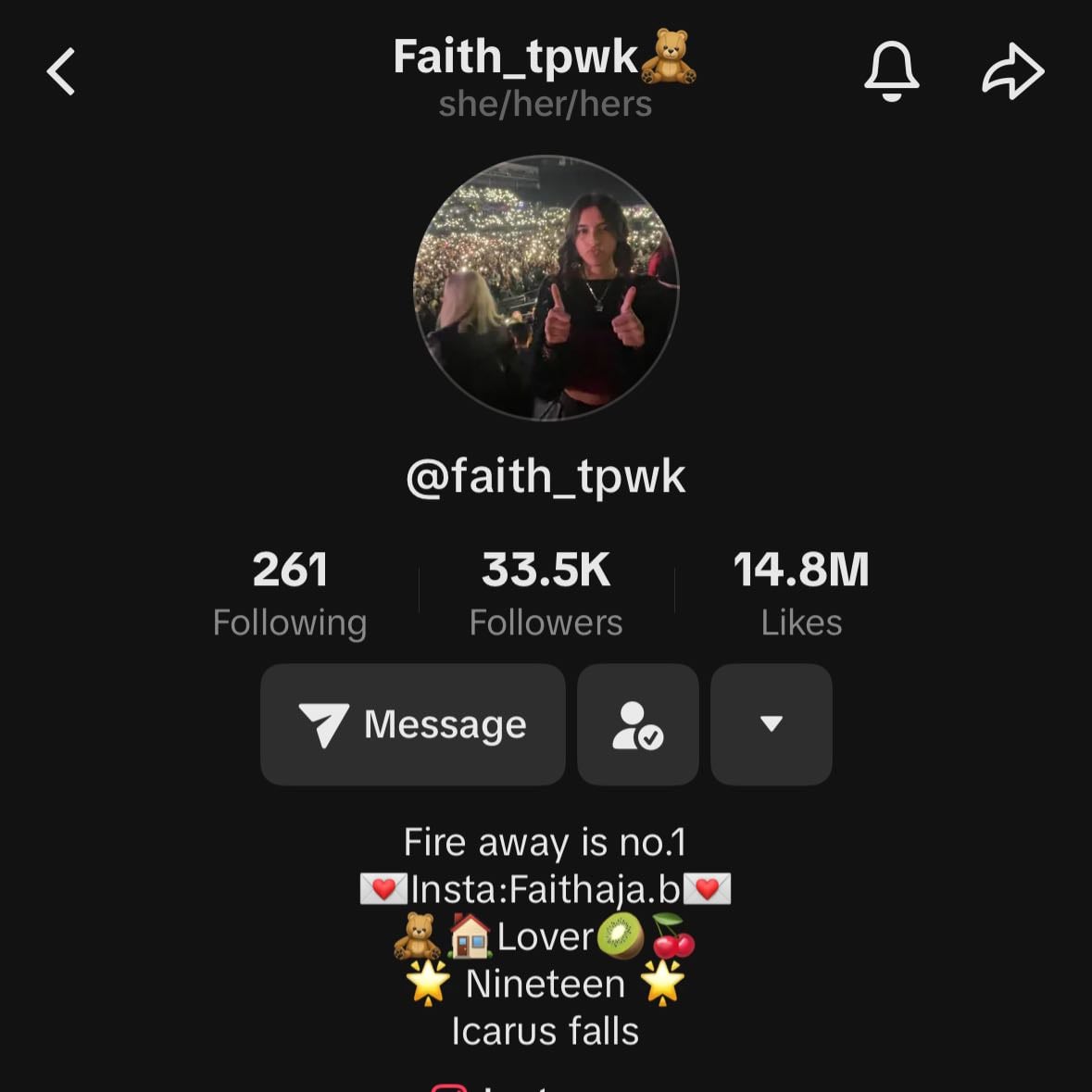 @faith.tpwk - She’s gorgeous