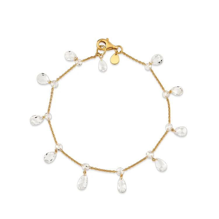 Eau de Rose Cut Gaia Bracelet - Logan Hollowell