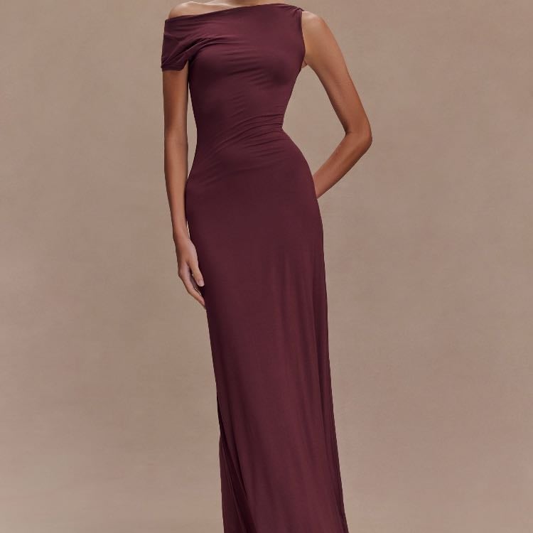 Meshki Tamsin Dress - Mahogany