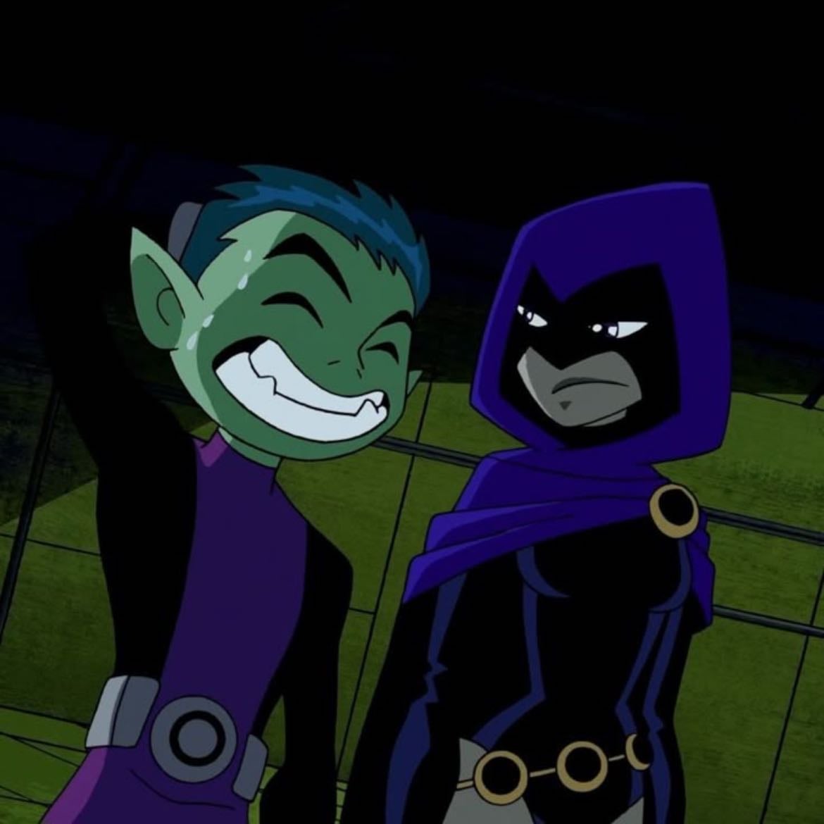 raven and beastboy