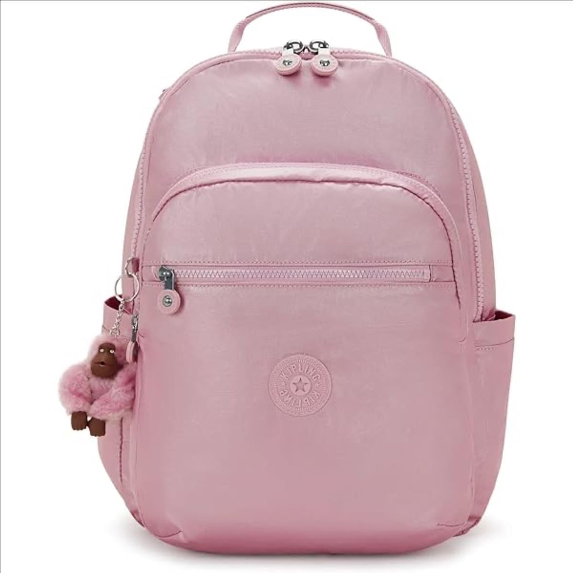 Kipling Seúl Xl Mochila Metálico Lila P - También me encantaaaa