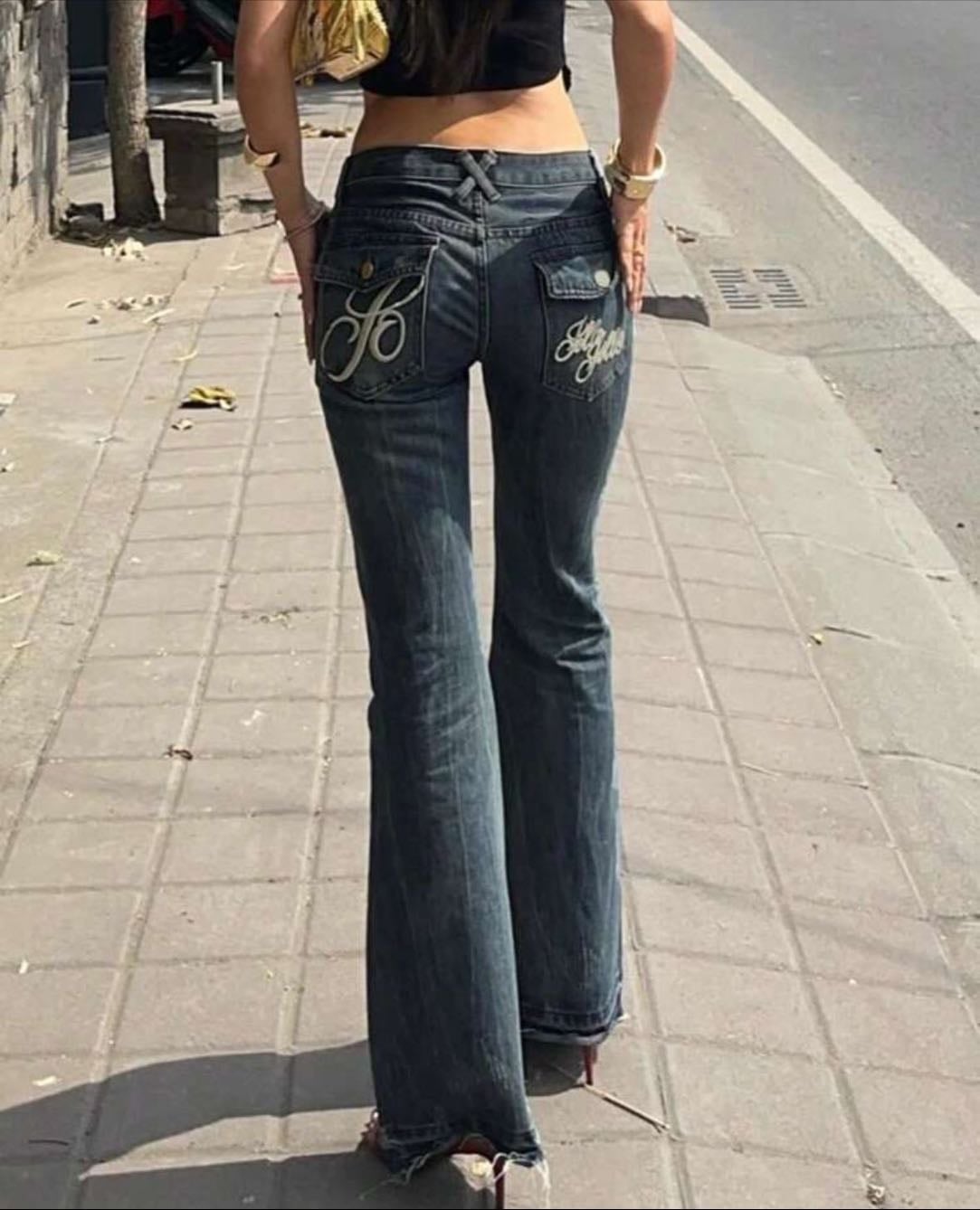 Embroidery Jeans