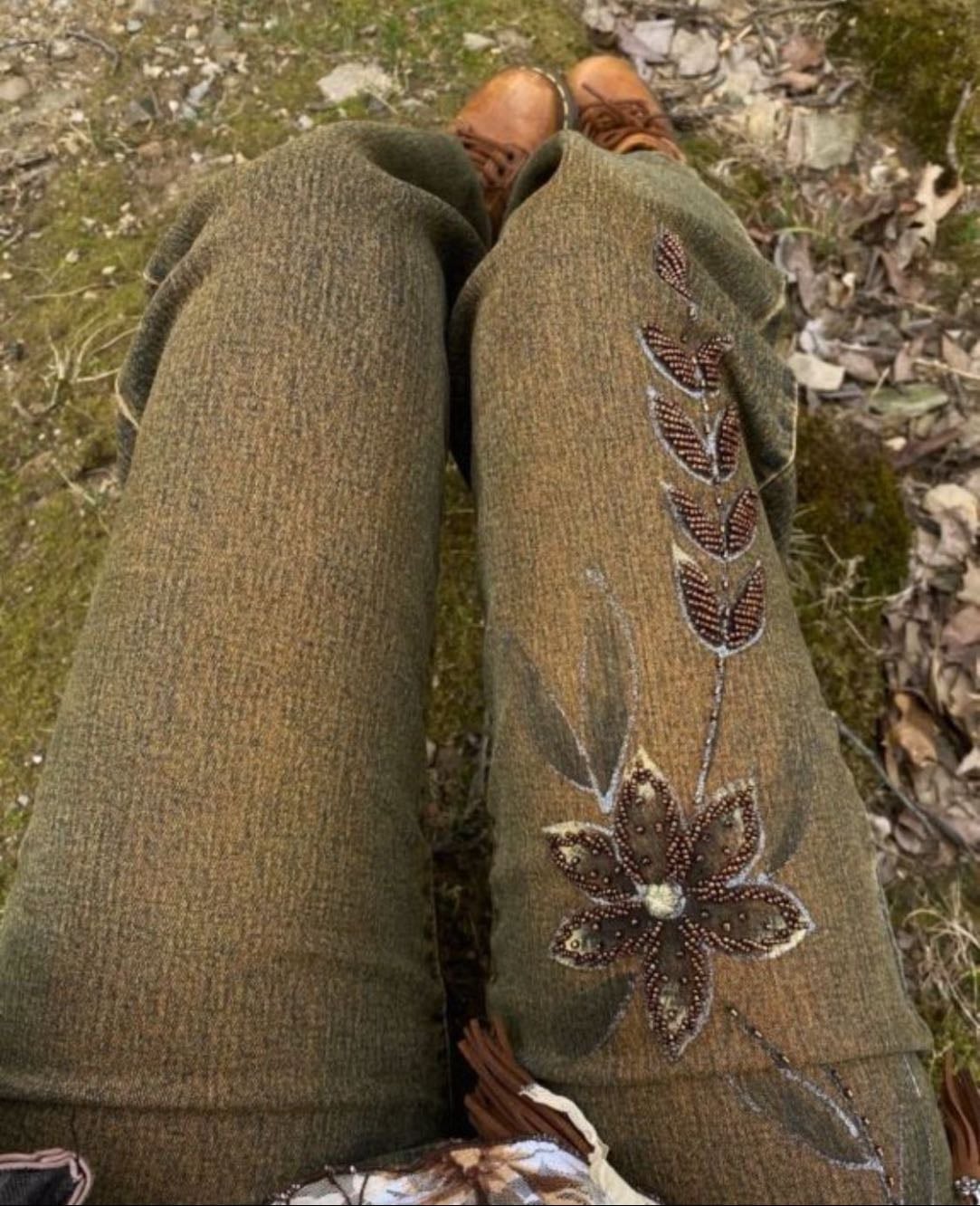 Embroidery Jeans
