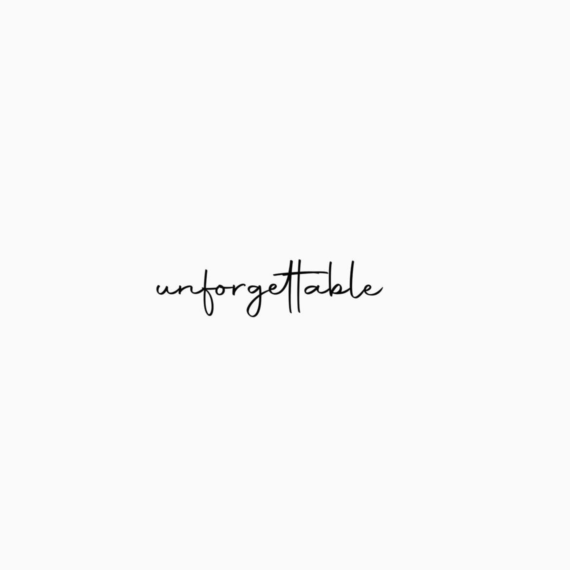 unforgettable