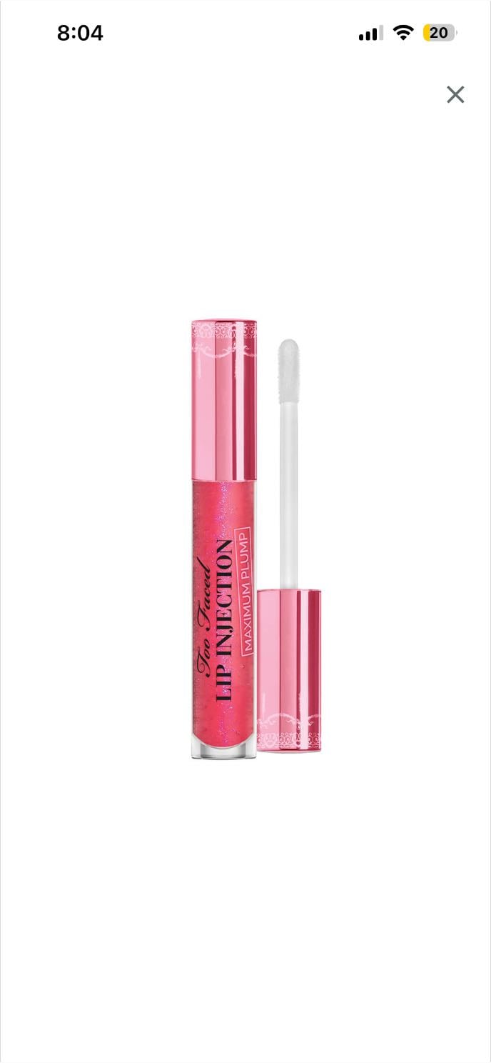 Gloss lip injection - Gloss too faced lip injection