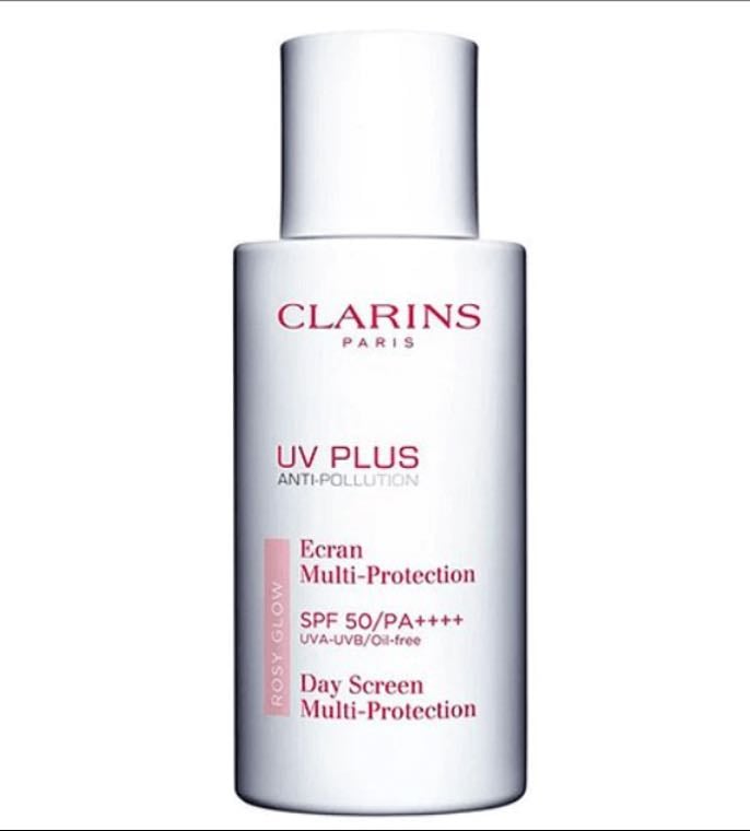 kem chống nắng clarins rosy glow