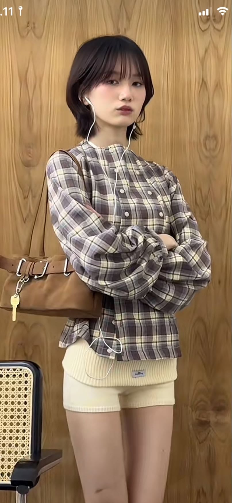 kemeja plaid