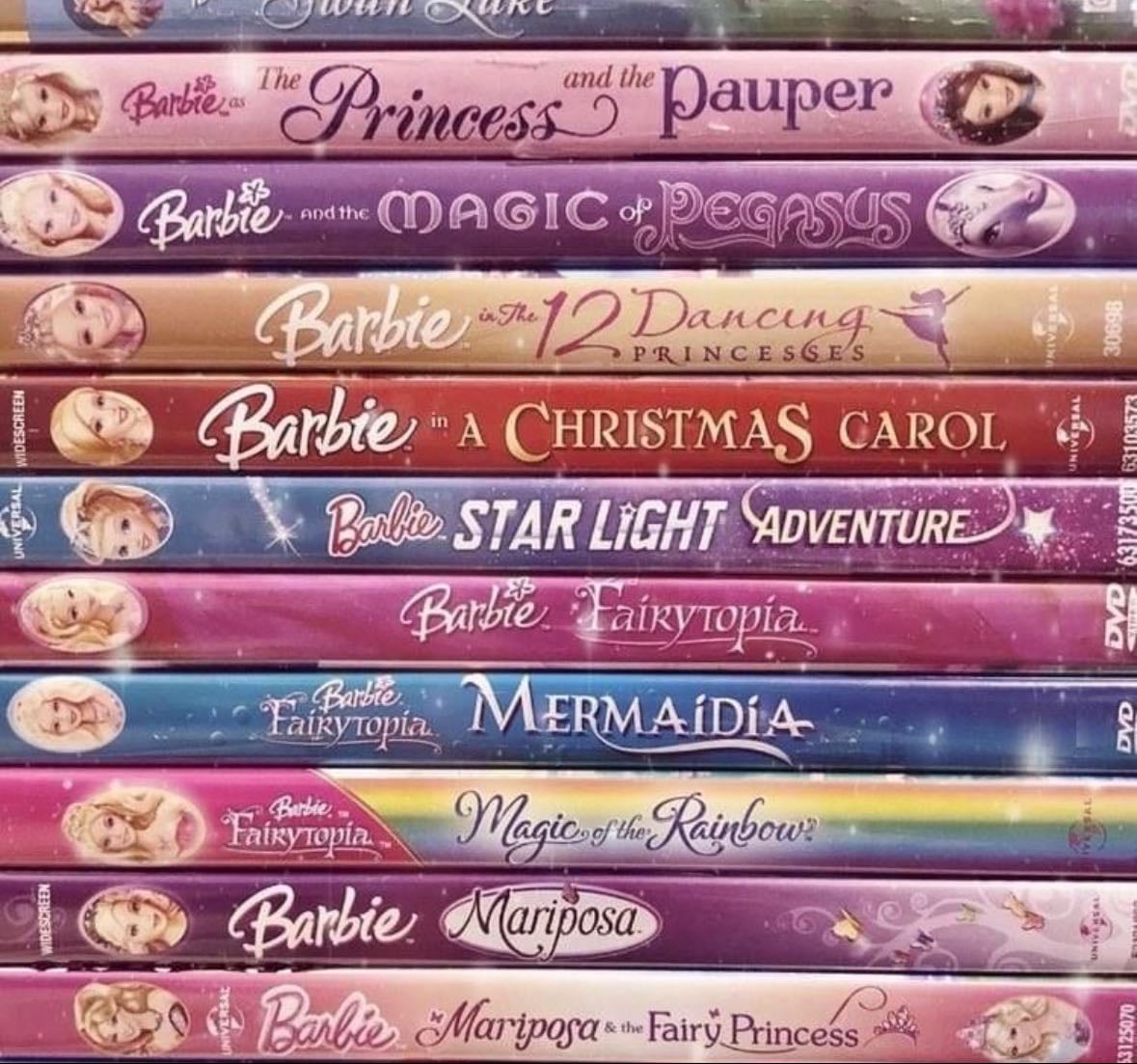 Barbie movies in order 💕🌷