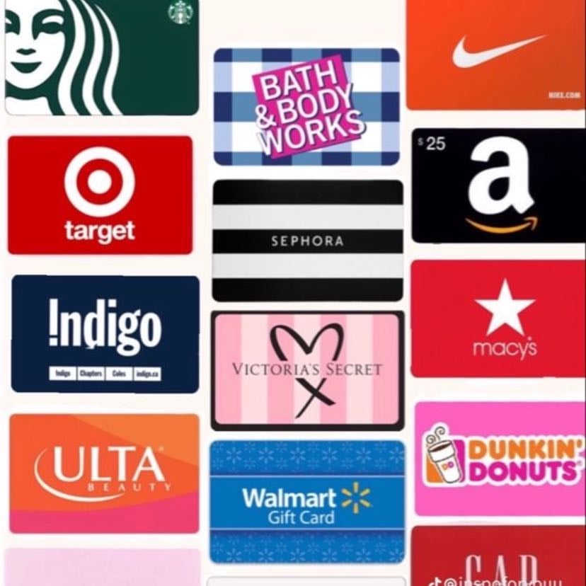 GIFT CARDS