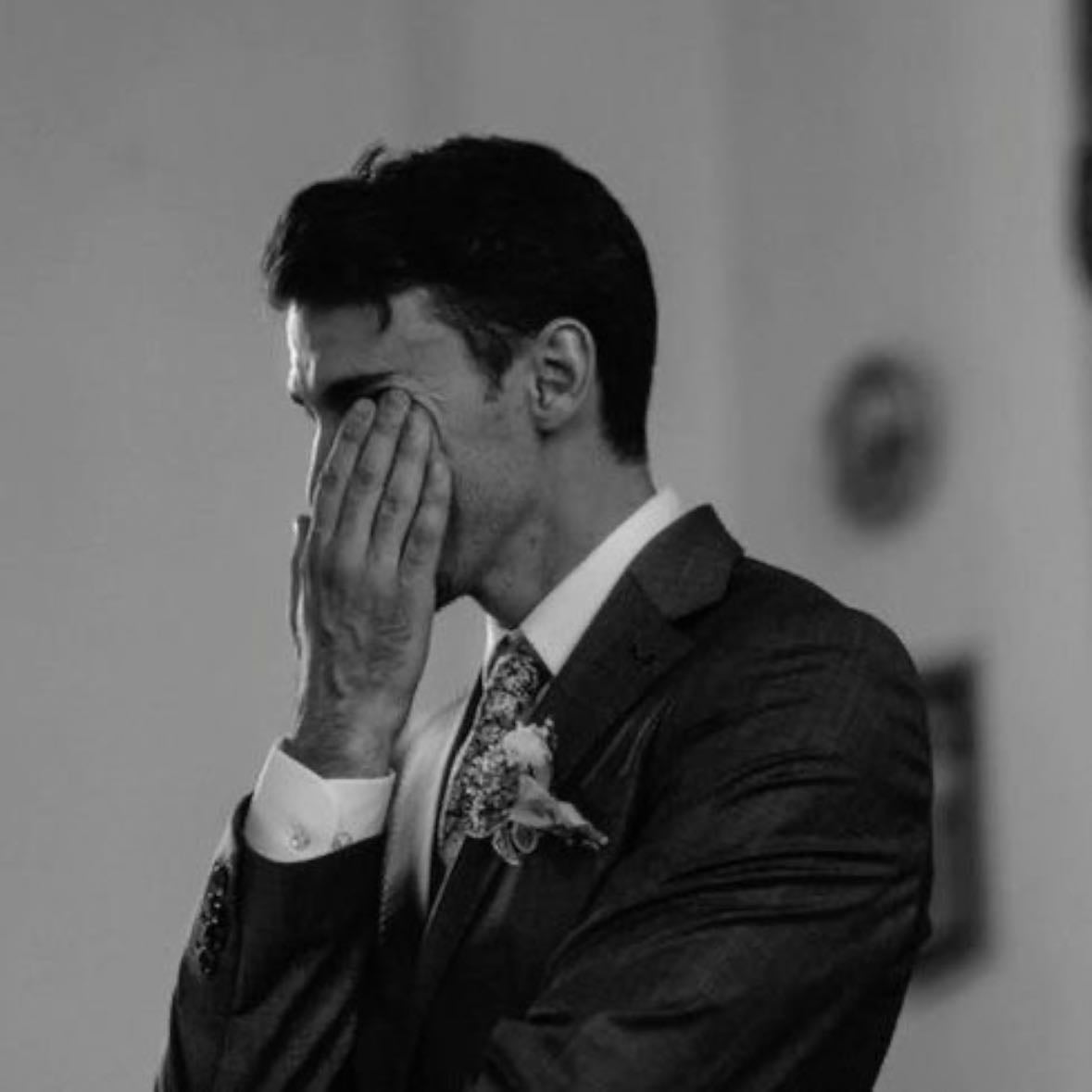 he just has to cry