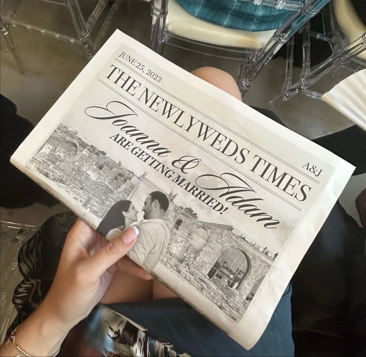 newspaper handouts