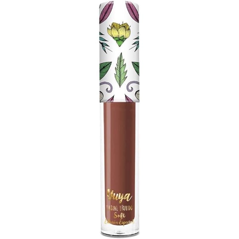 Labial líquido YUYA - este tono existir, es un café rojizo muy lindo y lo recomiendo si no te molesta que se caiga un poco fácil