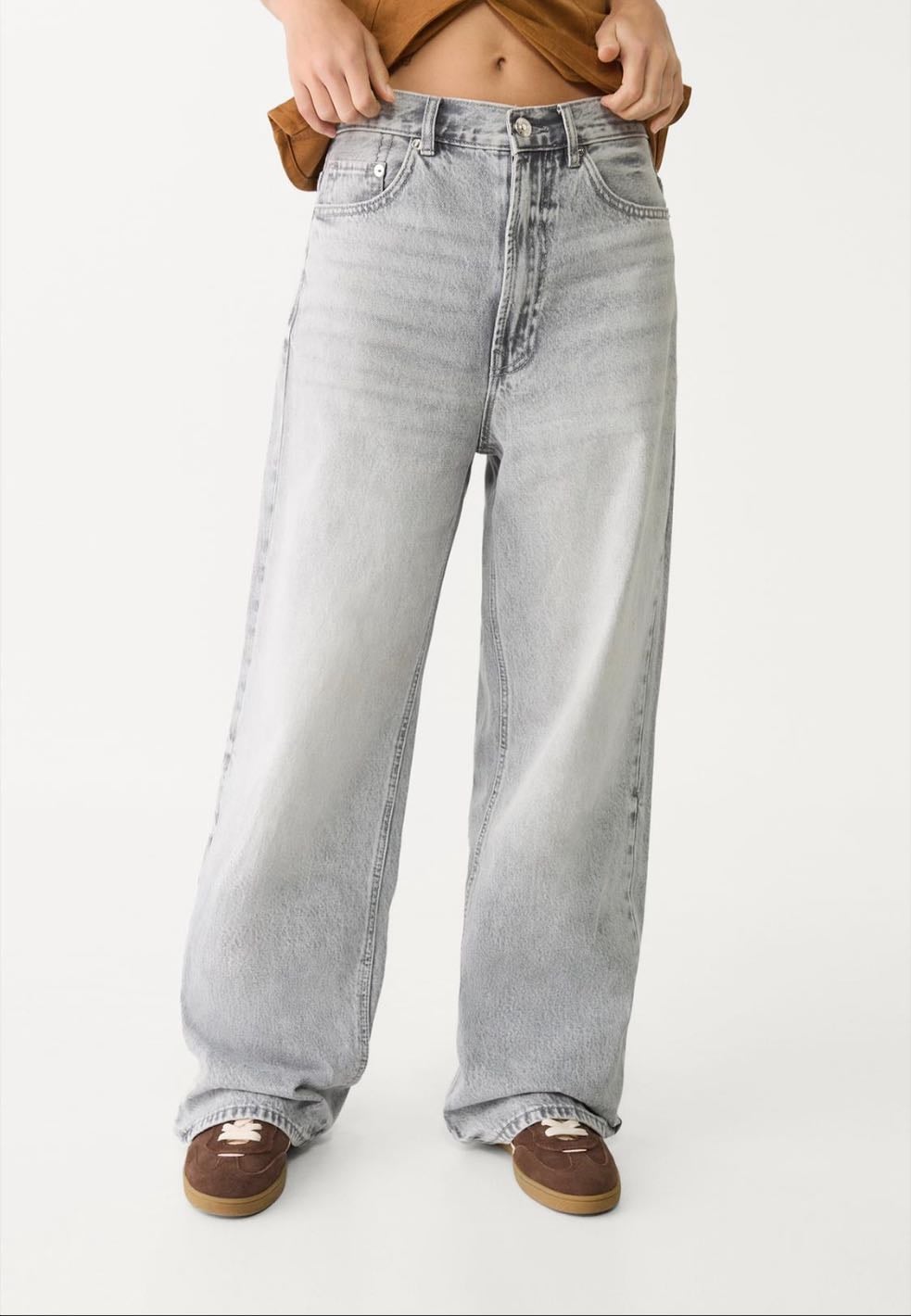 Grey jeans - Stradivarius