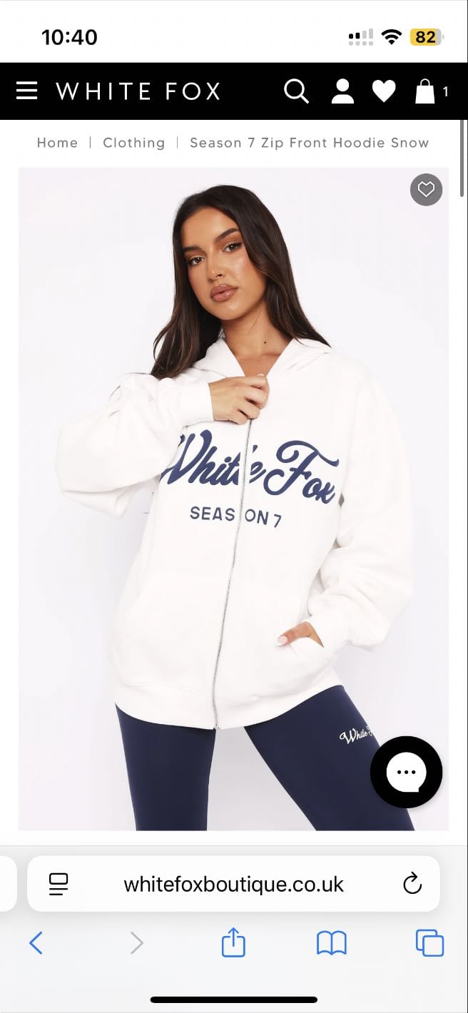 White jacket - White fox