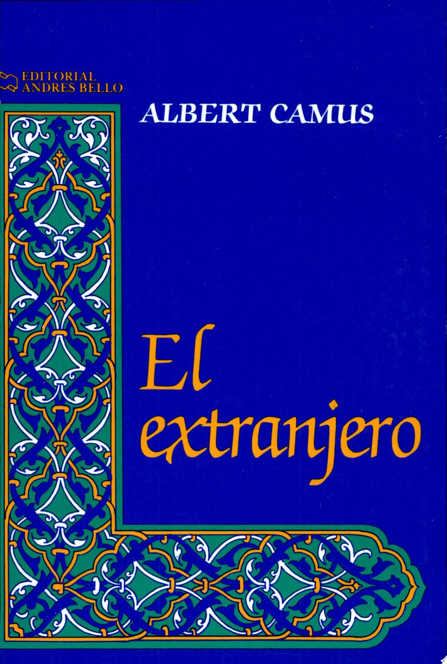 El extranjero - Albert Camus · 1991