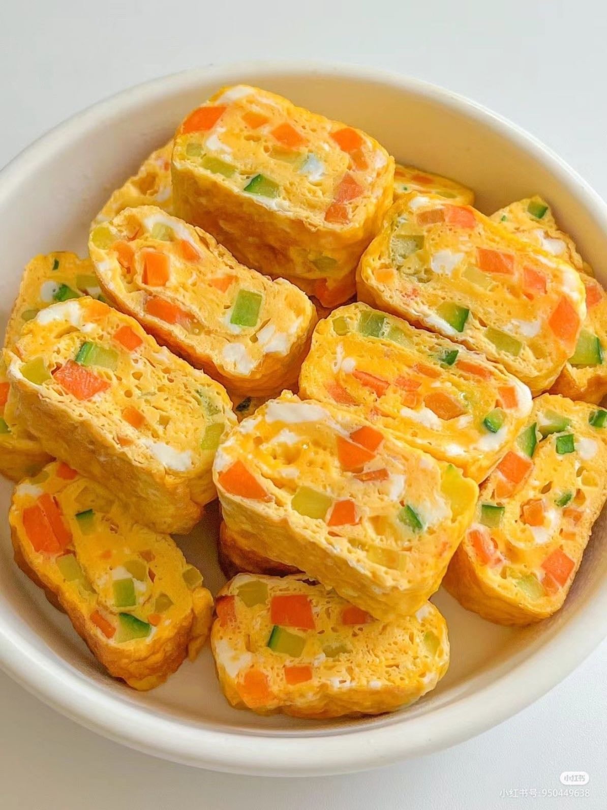 Rolled omelette - Step-by-step + ingredients