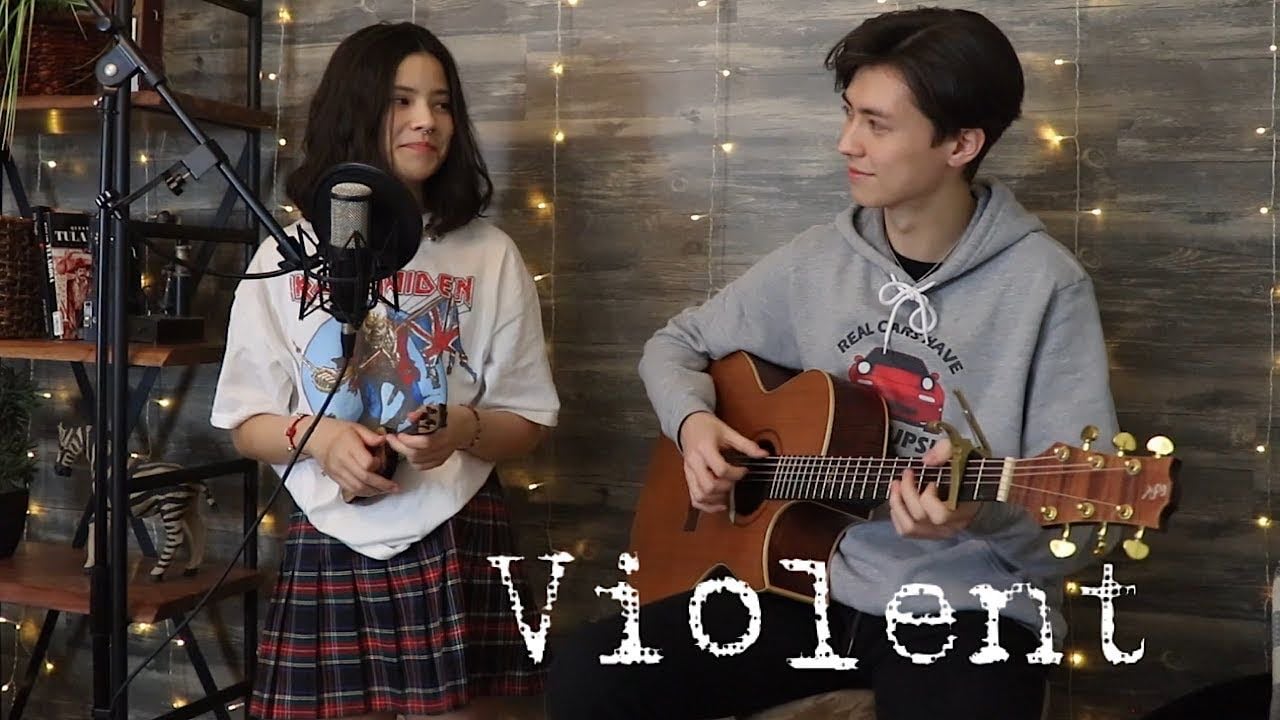 Violent - CarolesDaughter - vocal / acoustic guitar cover - YouTube