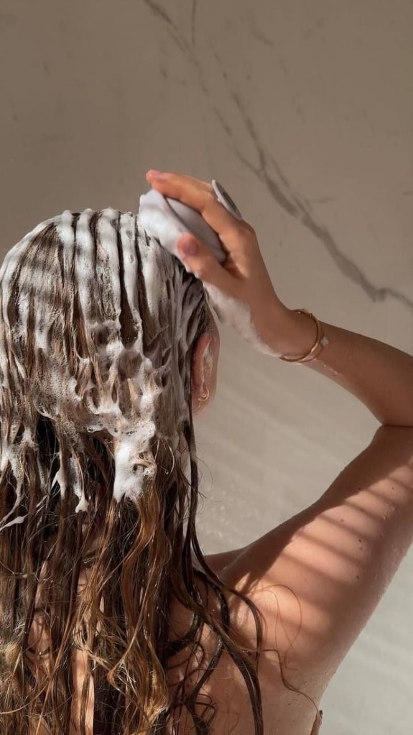regular shower - hair wash !