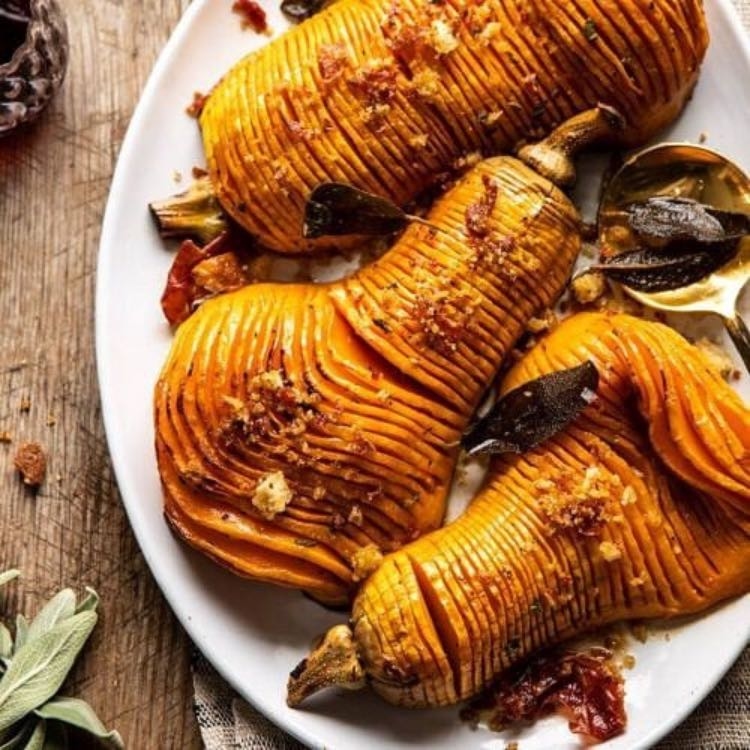 Hasselback squash