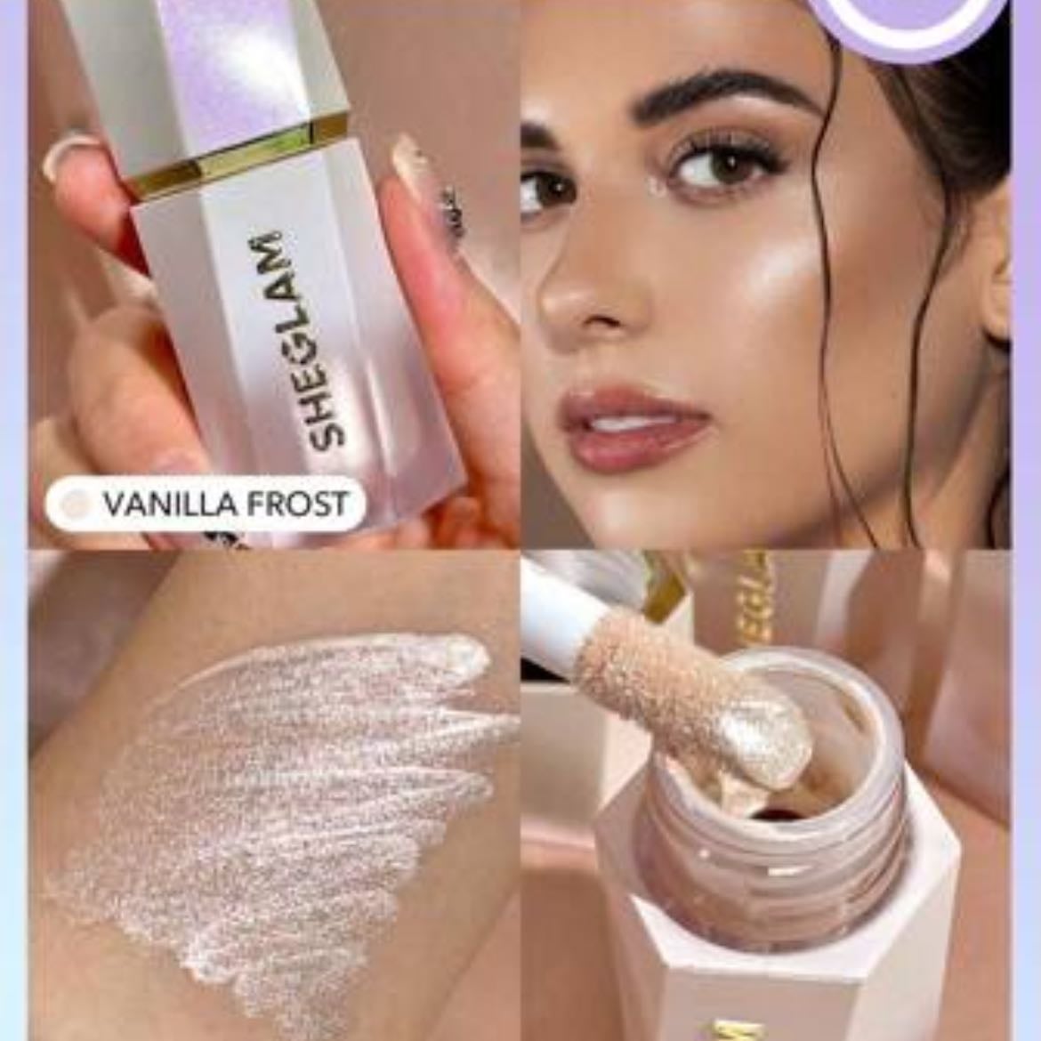 SHEGLAM Glow Bloom Iluminador LíQuido-Vanilla Frost Navidad Regalo De Navidad Invierno DíA De AccióN De Gracias DecoracióN NavideñA Maquillage Fiesta Playa Viajes Ropa De Vacaciones Rosa AÑOs 2000 Venta Ofertas Camping Exterior Regalo - 7/10