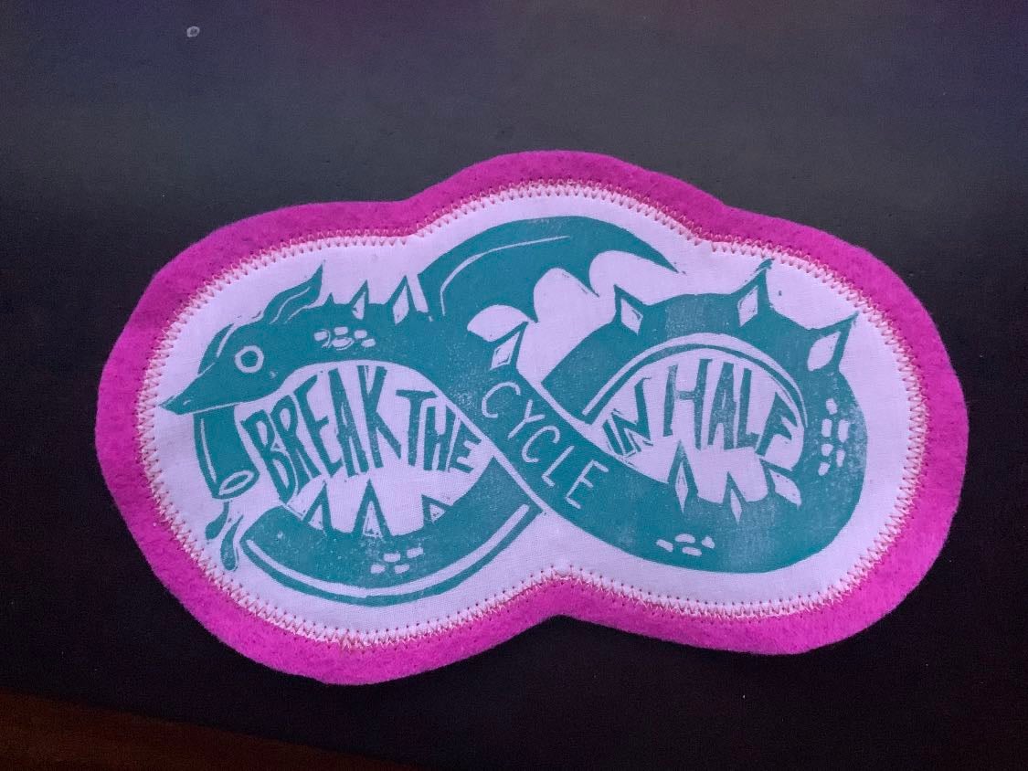 patch - despite my signed things this remains my favorite it makes me crazy so pretyy . fav merch