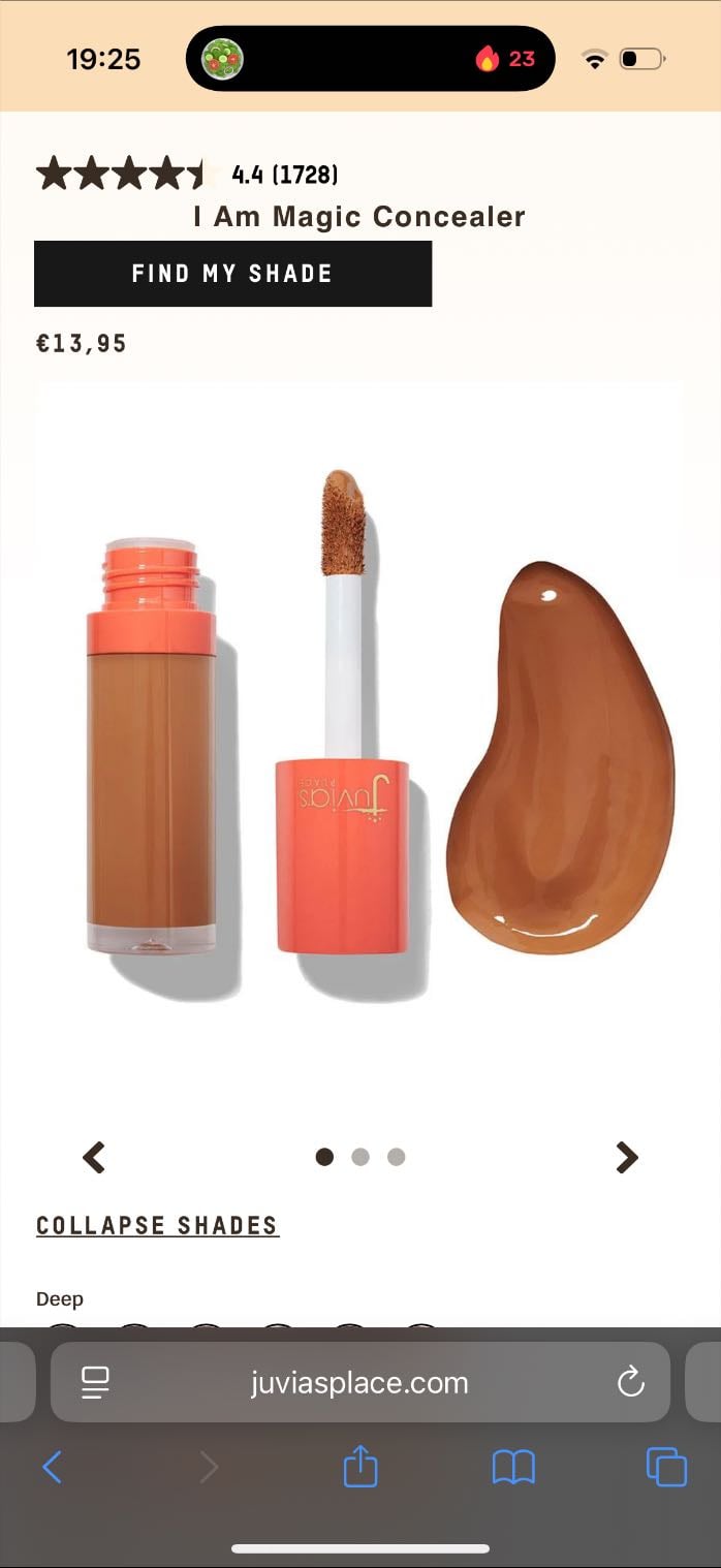 Concealer Juvia’s Place - Teinte J7 ; J8;J9
