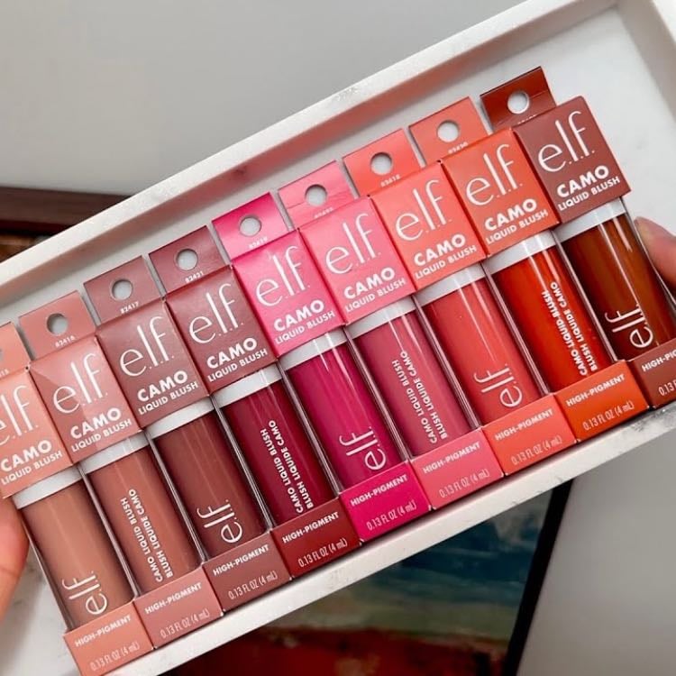 Blush liquide ELF - Teinte: Berry Well;Gorg orange; Comin’ in hot pink