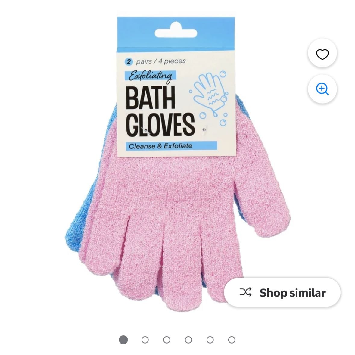 Exfoliating gloves - Pairs with sugar scrub