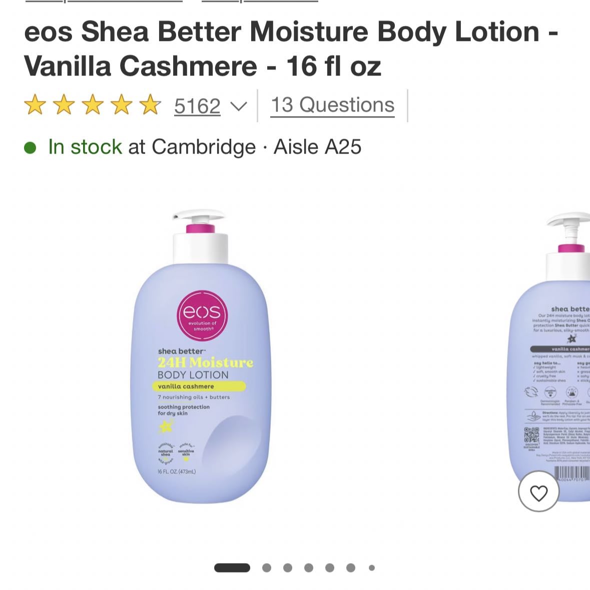 Lotion - $9.99