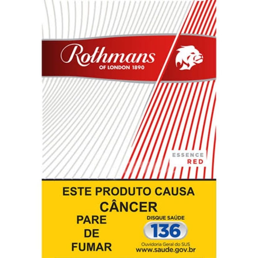 rothmans vermelho e branco