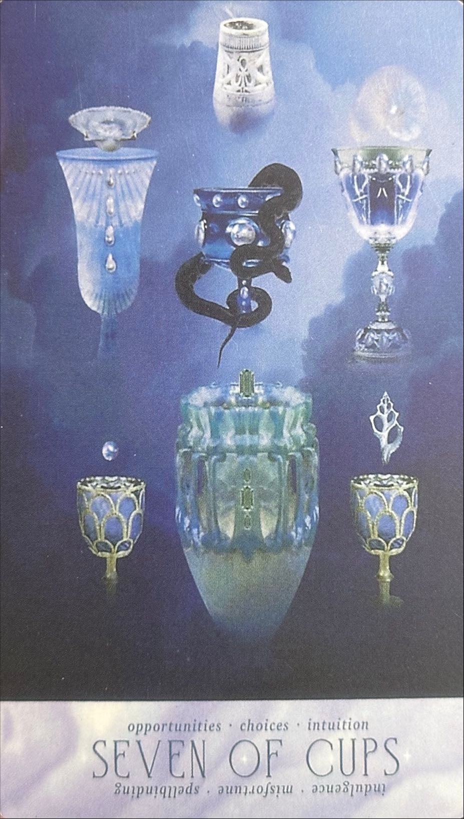 7. seven of cups - 7. siete de copas