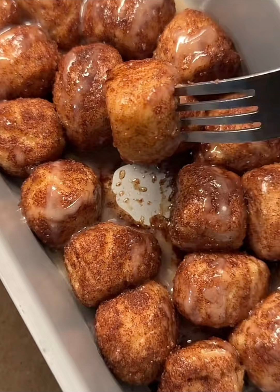 cinammon roll bites - 15-30 minutos