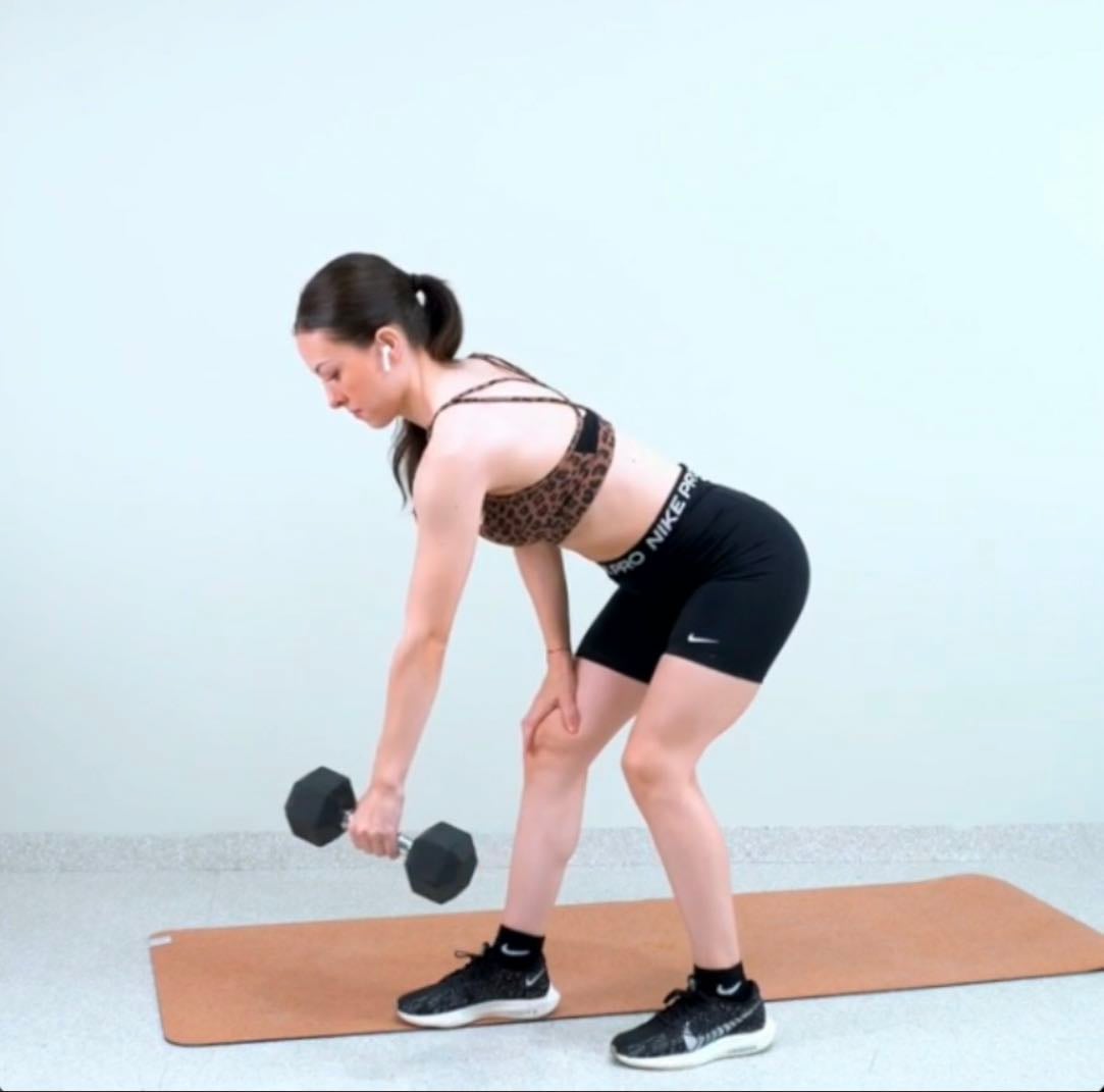Single arm bent-over row (i)