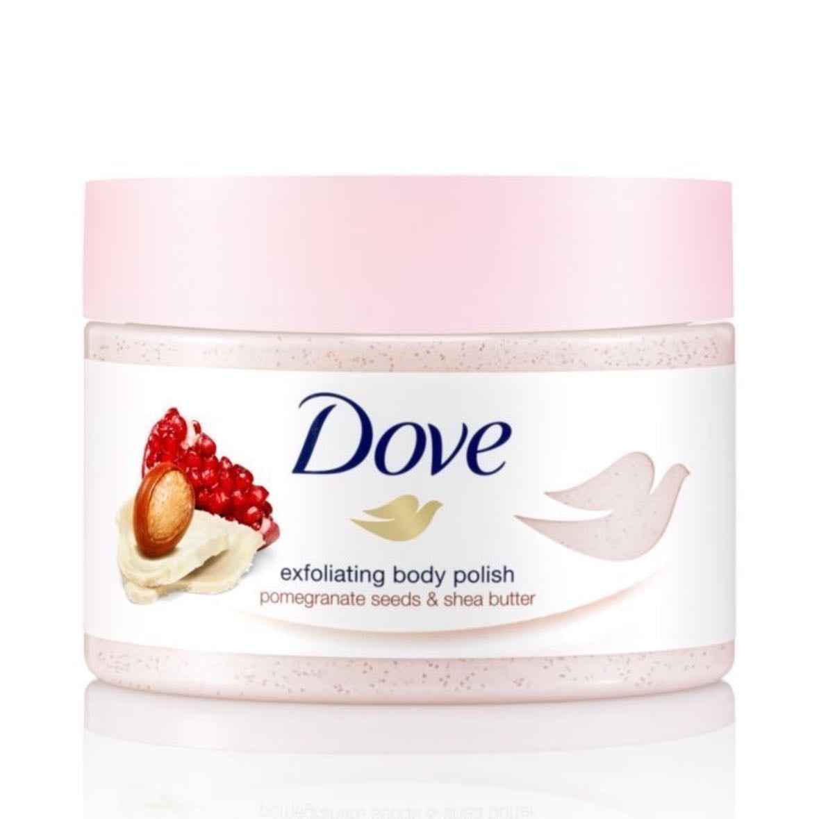body scrub - dove