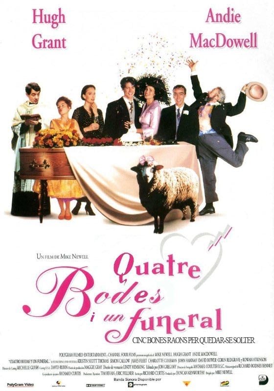Quatre bodes i un funeral - Mike Newell · 1994