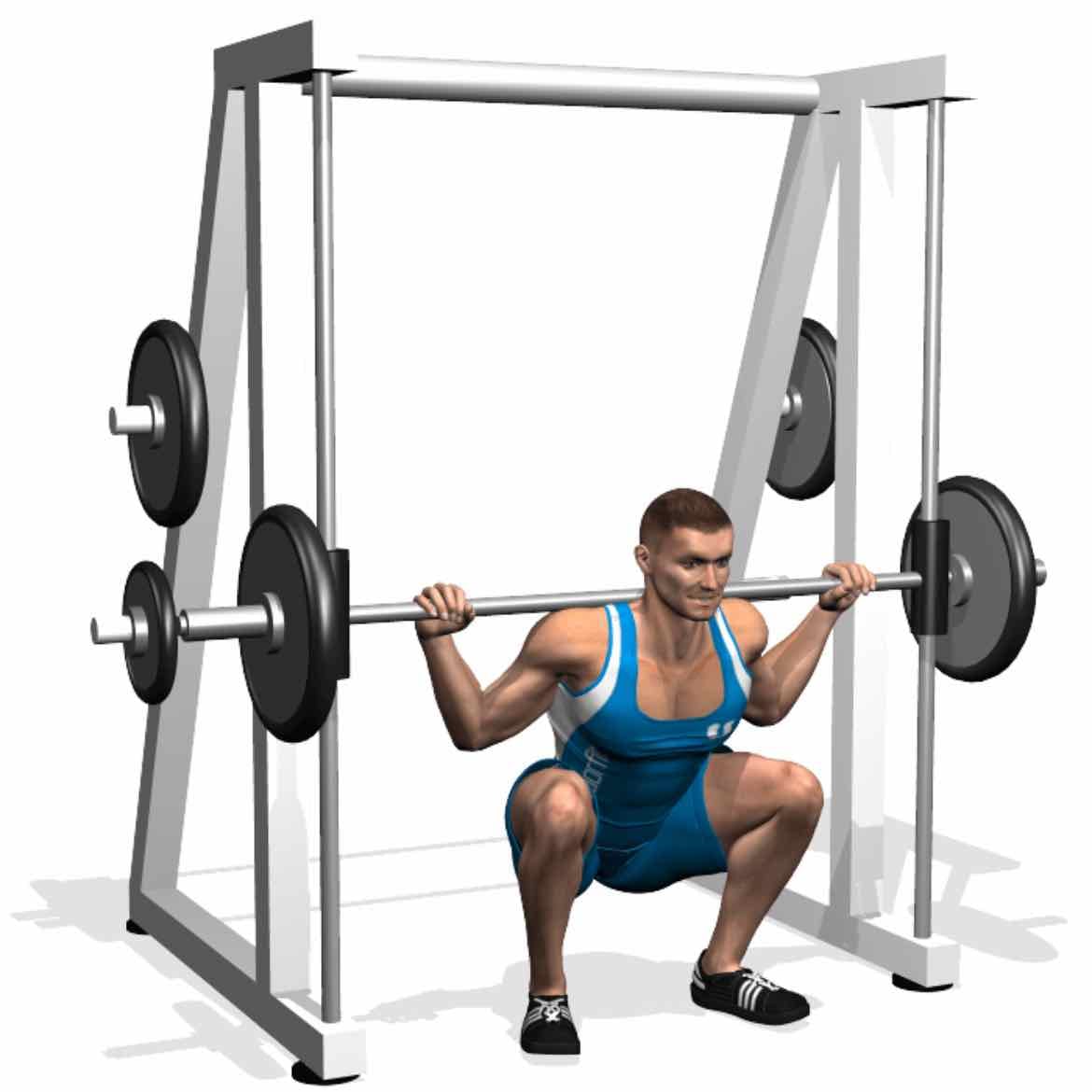Back squat multipower