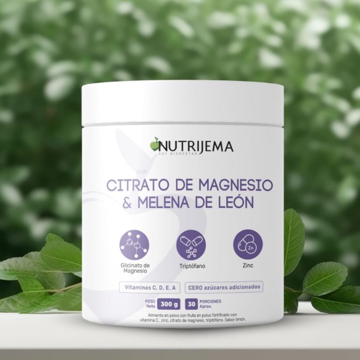 citrato de mg + melena de leon - Nutrijema
300 gr 105.000