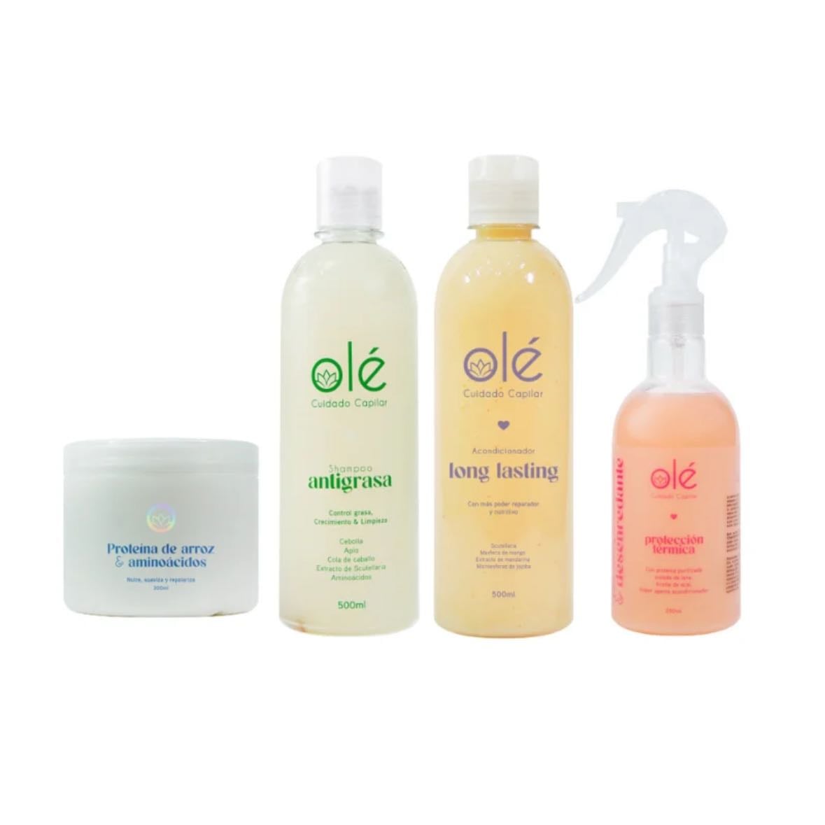 pack cabello graso olé - 139.500
