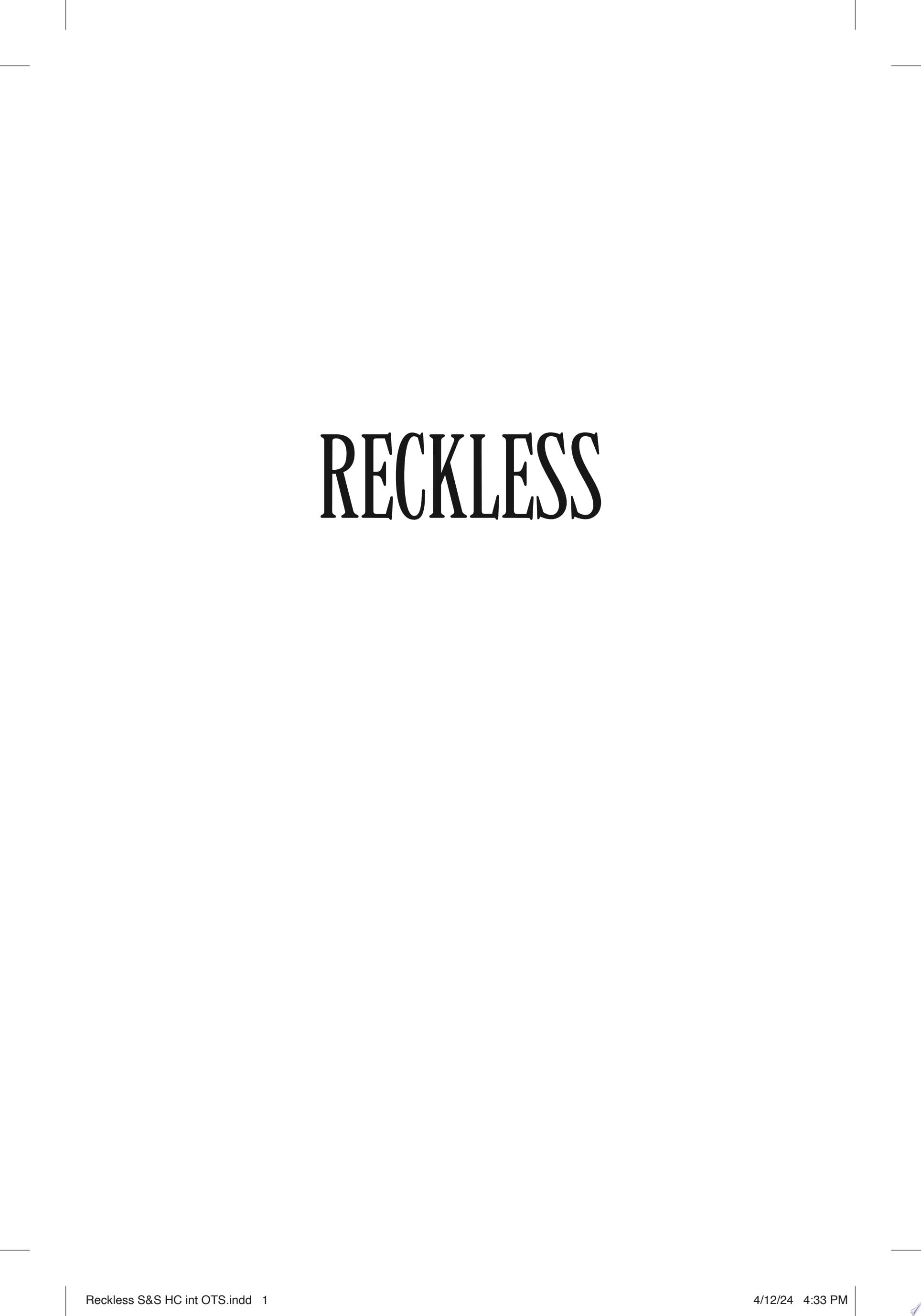 Reckless - Lauren Roberts · 2024