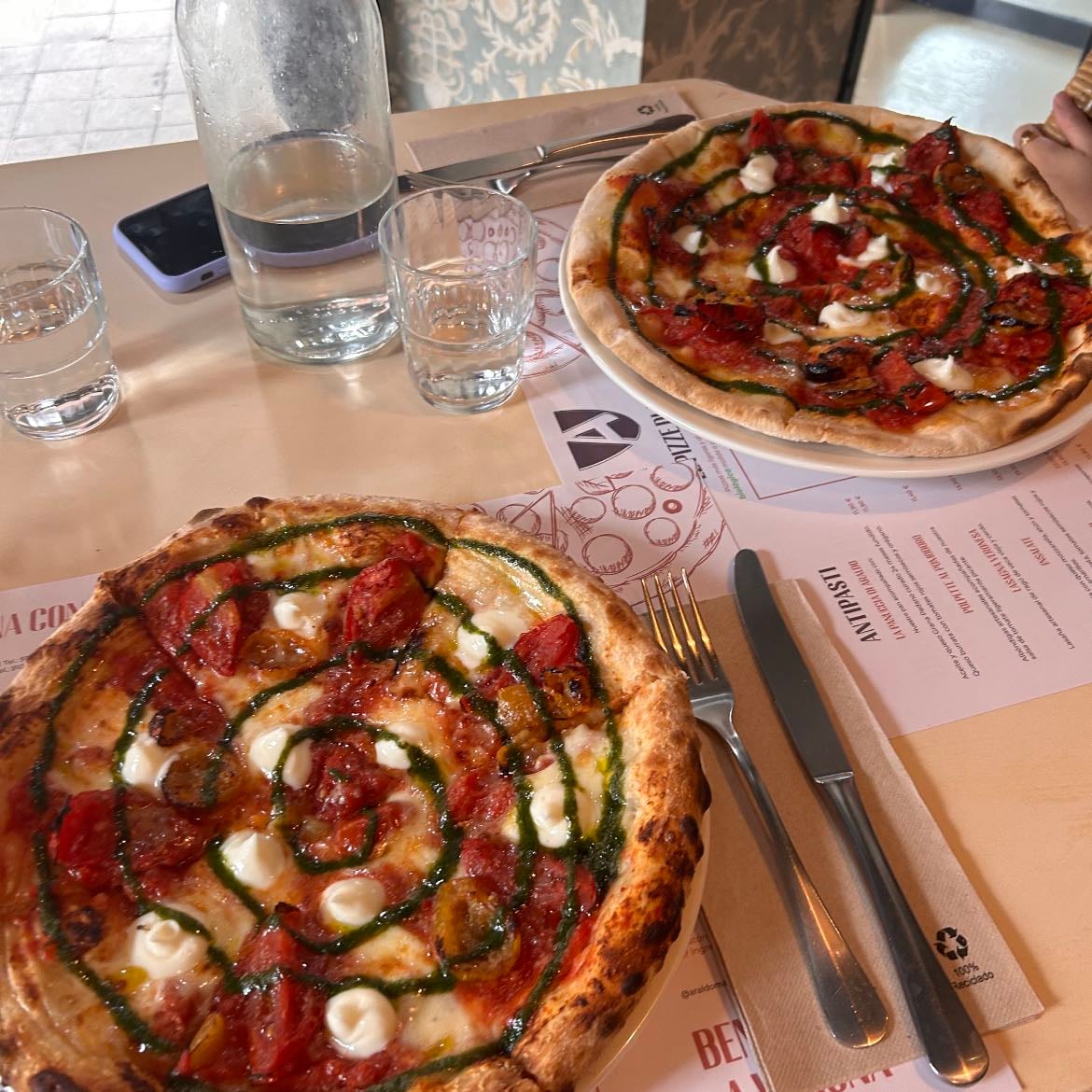 Araldo - El tomate de esta pizza es espectacular