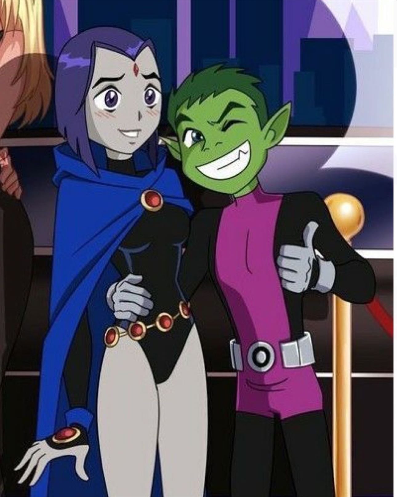 Raven and beastboy