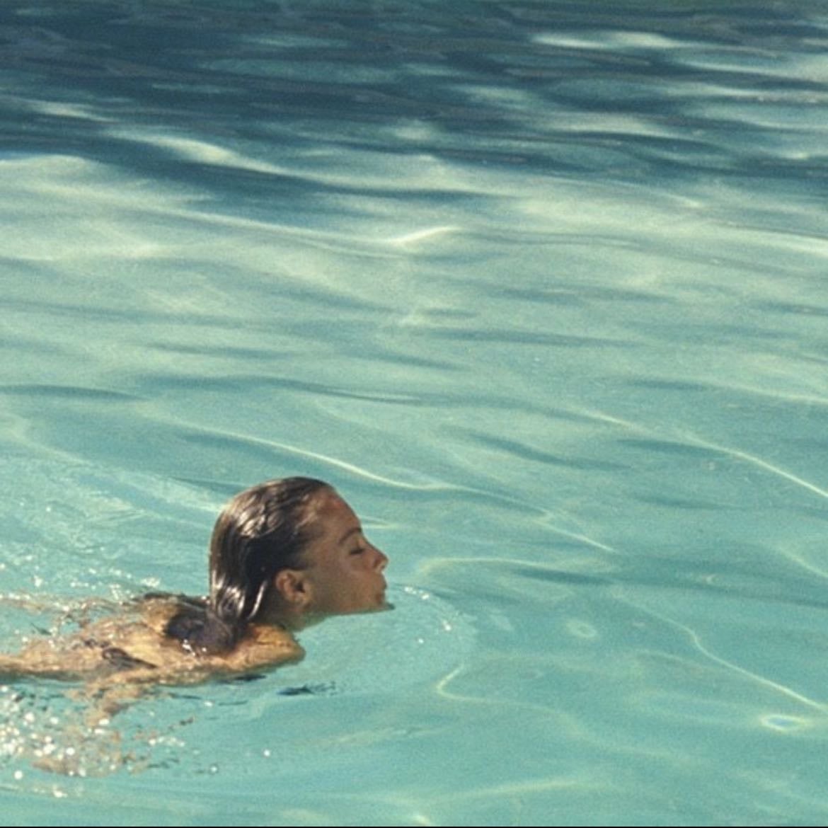 going to the swimming pool
