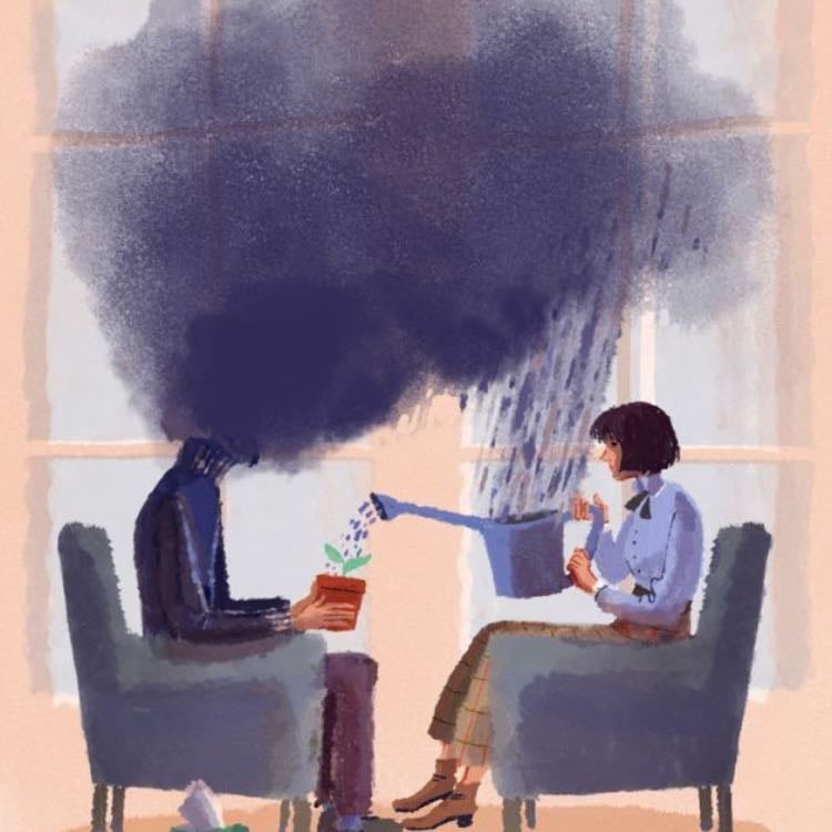 see a psychiatrist and an occupational therapist
