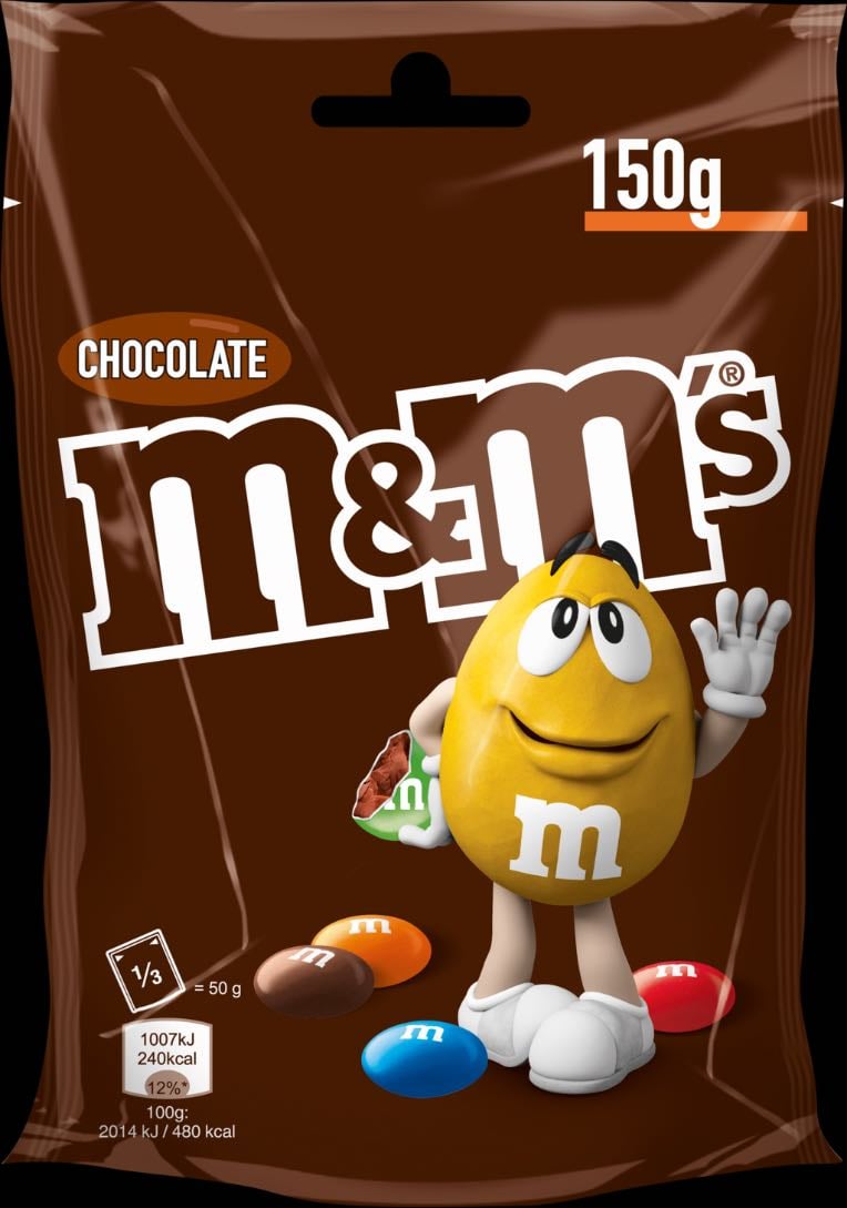 M&Ms - Blue green or brown pack